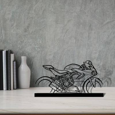 supersport-950s-2022 Silhouette Metal Art Stand - Tinvibe