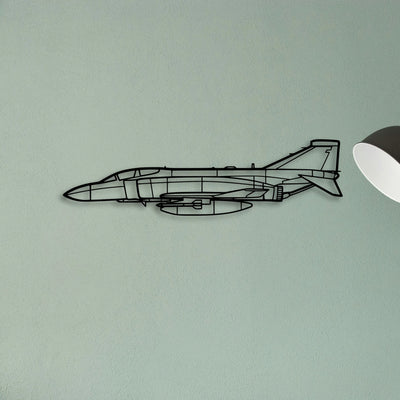 T 34A Mentor Classic Aircraft Silhouette Metal Wall Art - Tinvibe