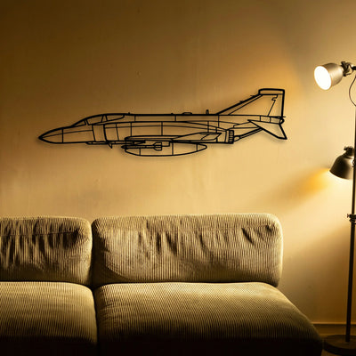 T 34A Mentor Classic Aircraft Silhouette Metal Wall Art - Tinvibe