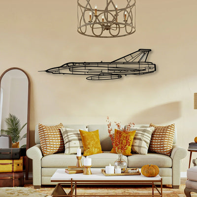 T 7 Red Hawk Classic Aircraft Silhouette Metal Wall Art - Tinvibe
