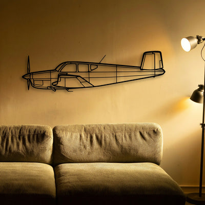 Ta 152H 1 Classic Aircraft Silhouette Metal Wall Art - Tinvibe