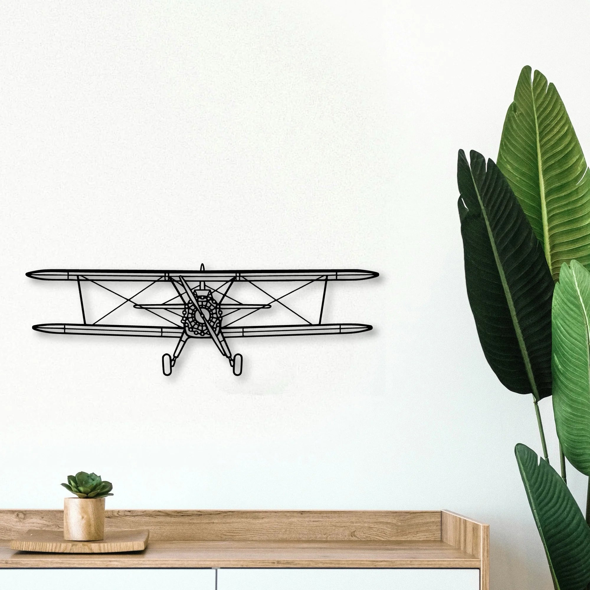 Ta 4J Skyhawk Classic Aircraft Silhouette Metal Wall Art - Tinvibe