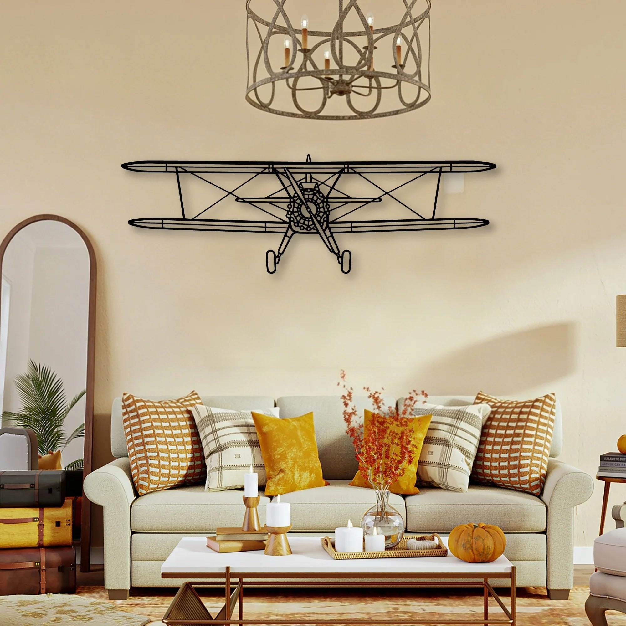 Ta 4J Skyhawk Classic Aircraft Silhouette Metal Wall Art - Tinvibe