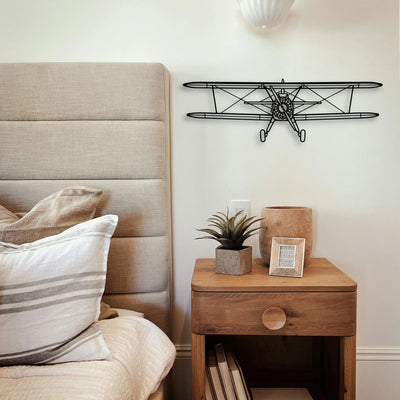 Ta 4J Skyhawk Classic Aircraft Silhouette Metal Wall Art - Tinvibe