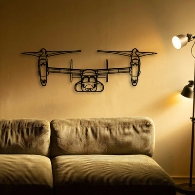 Tbm 3N Avenger Classic Aircraft Silhouette Metal Wall Art - Tinvibe