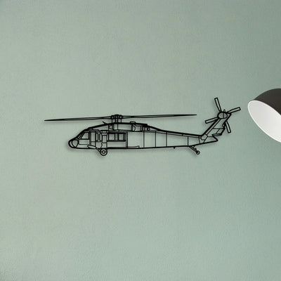 Tbm 3N Classic Aircraft Silhouette Metal Wall Art - Tinvibe