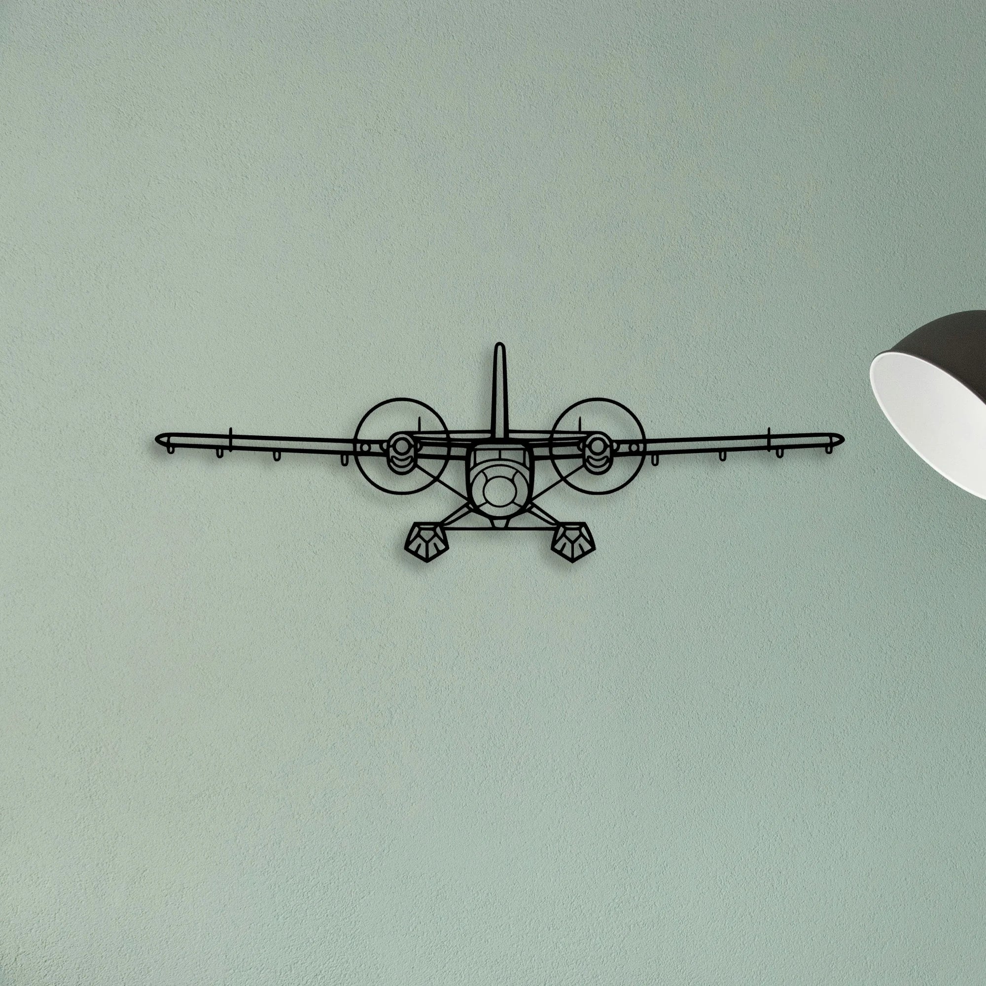 Tbm 850 Classic Aircraft Silhouette Metal Wall Art - Tinvibe