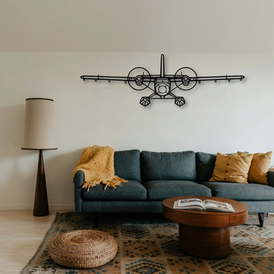 Tbm 850 Classic Aircraft Silhouette Metal Wall Art - Tinvibe