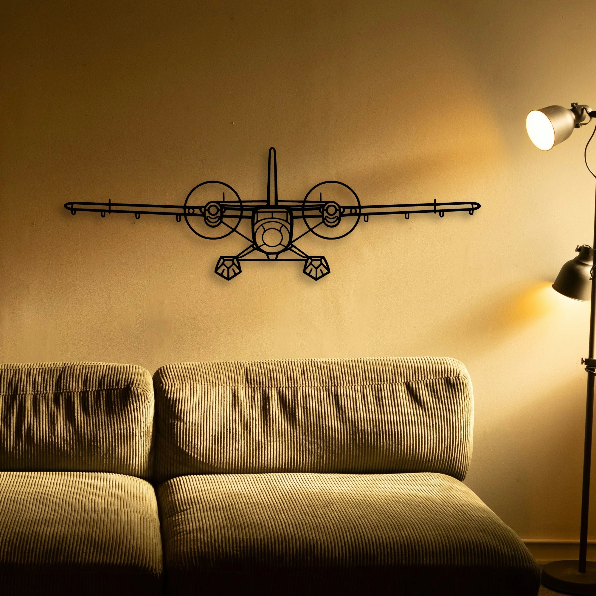 Tbm 850 Classic Aircraft Silhouette Metal Wall Art - Tinvibe