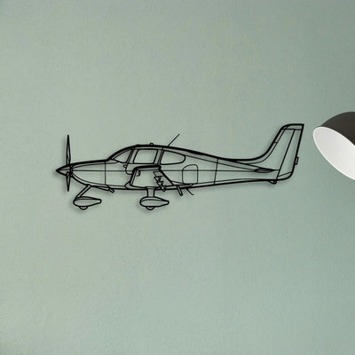 Tempest Mk V Classic Aircraft Silhouette Metal Wall Art - Tinvibe