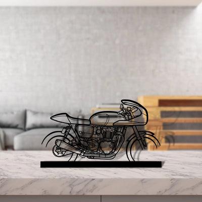 thruxton-tfc Silhouette Metal Art Stand - Tinvibe