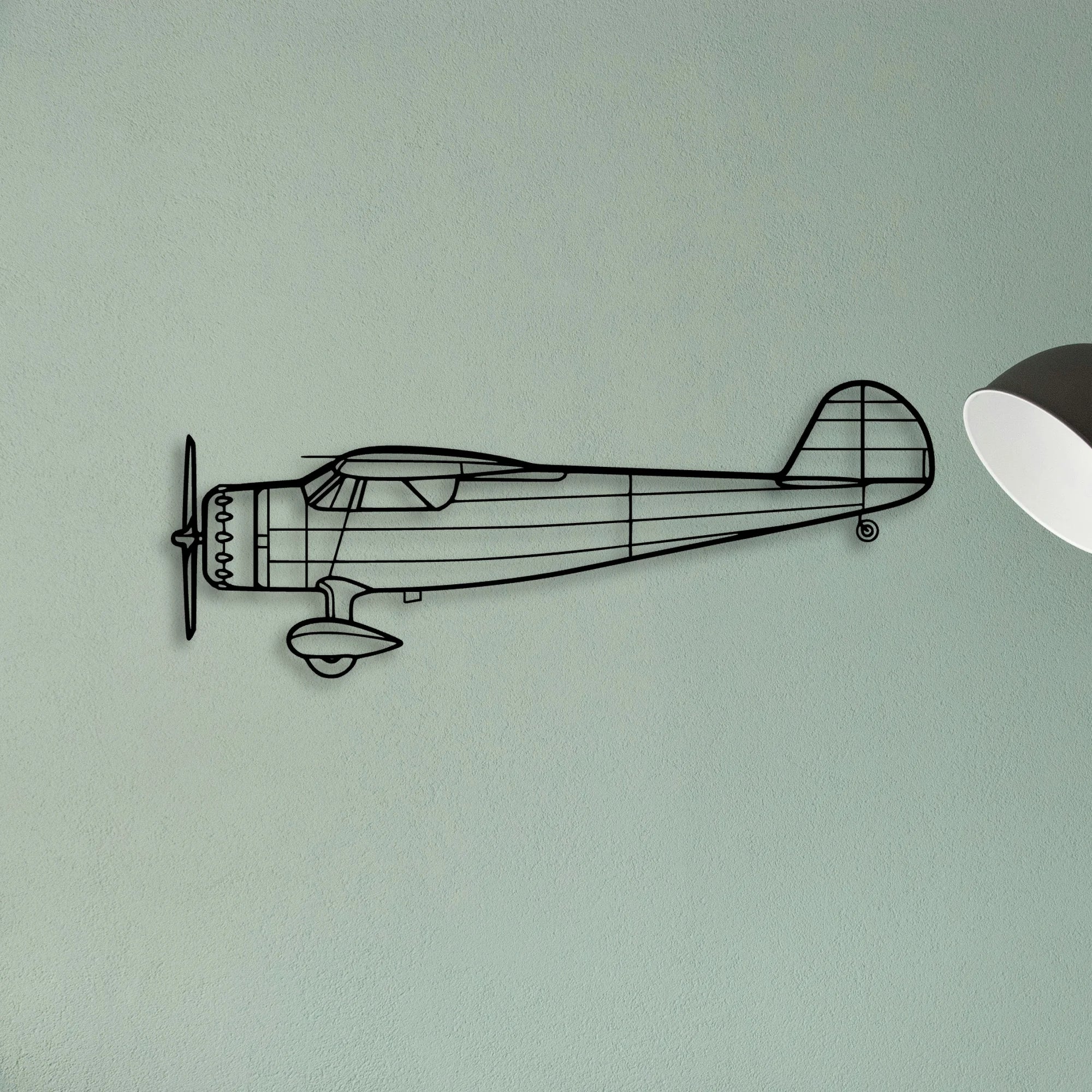 Tornado 10 Classic Aircraft Silhouette Metal Wall Art - Tinvibe