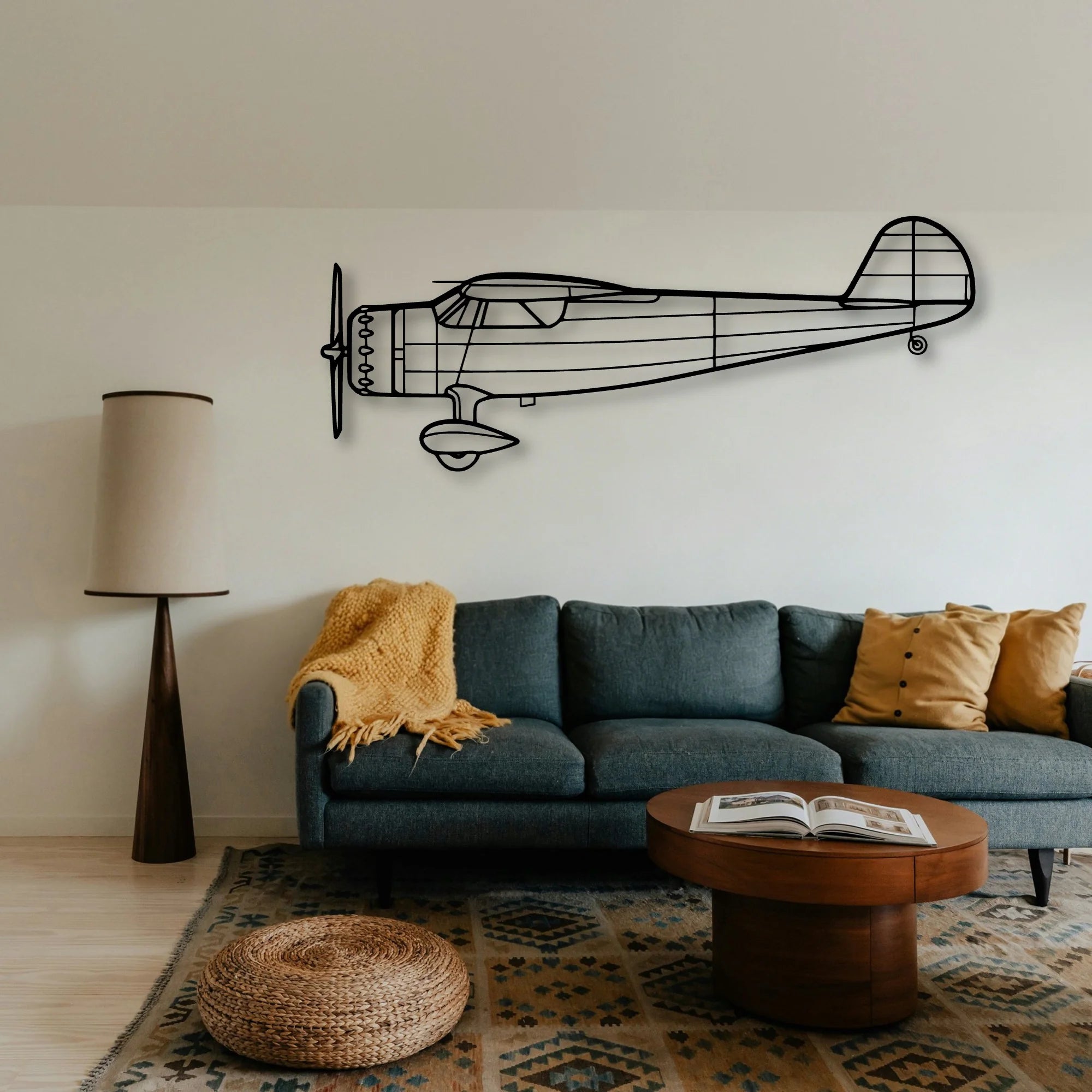 Tornado 10 Classic Aircraft Silhouette Metal Wall Art - Tinvibe