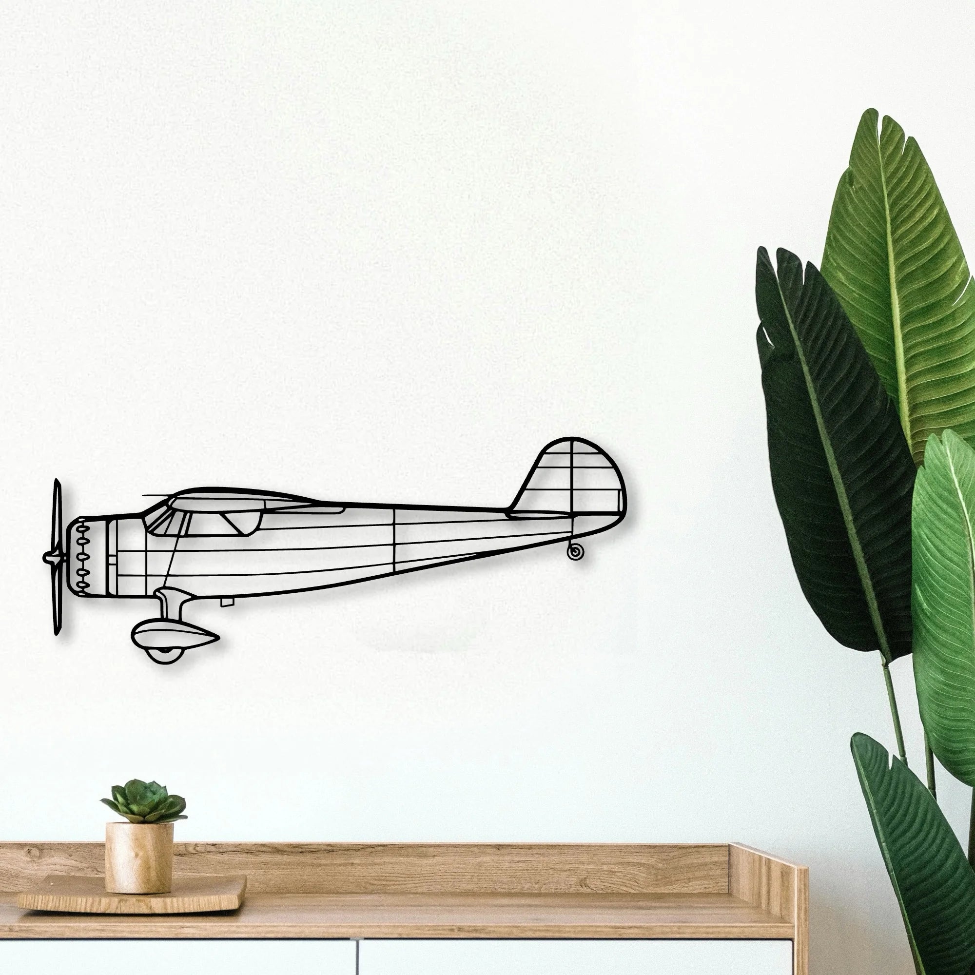Tornado 10 Classic Aircraft Silhouette Metal Wall Art - Tinvibe