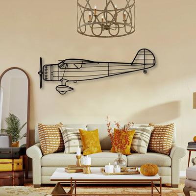 Tornado 10 Classic Aircraft Silhouette Metal Wall Art - Tinvibe