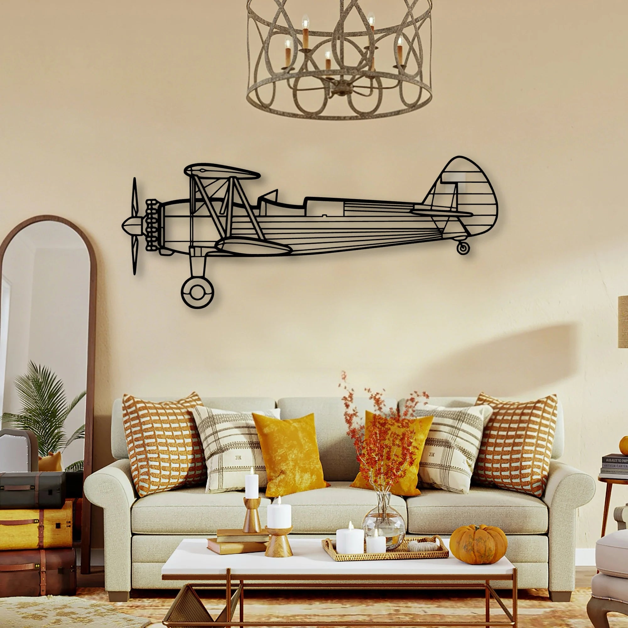Tornado 11 Classic Aircraft Silhouette Metal Wall Art - Tinvibe