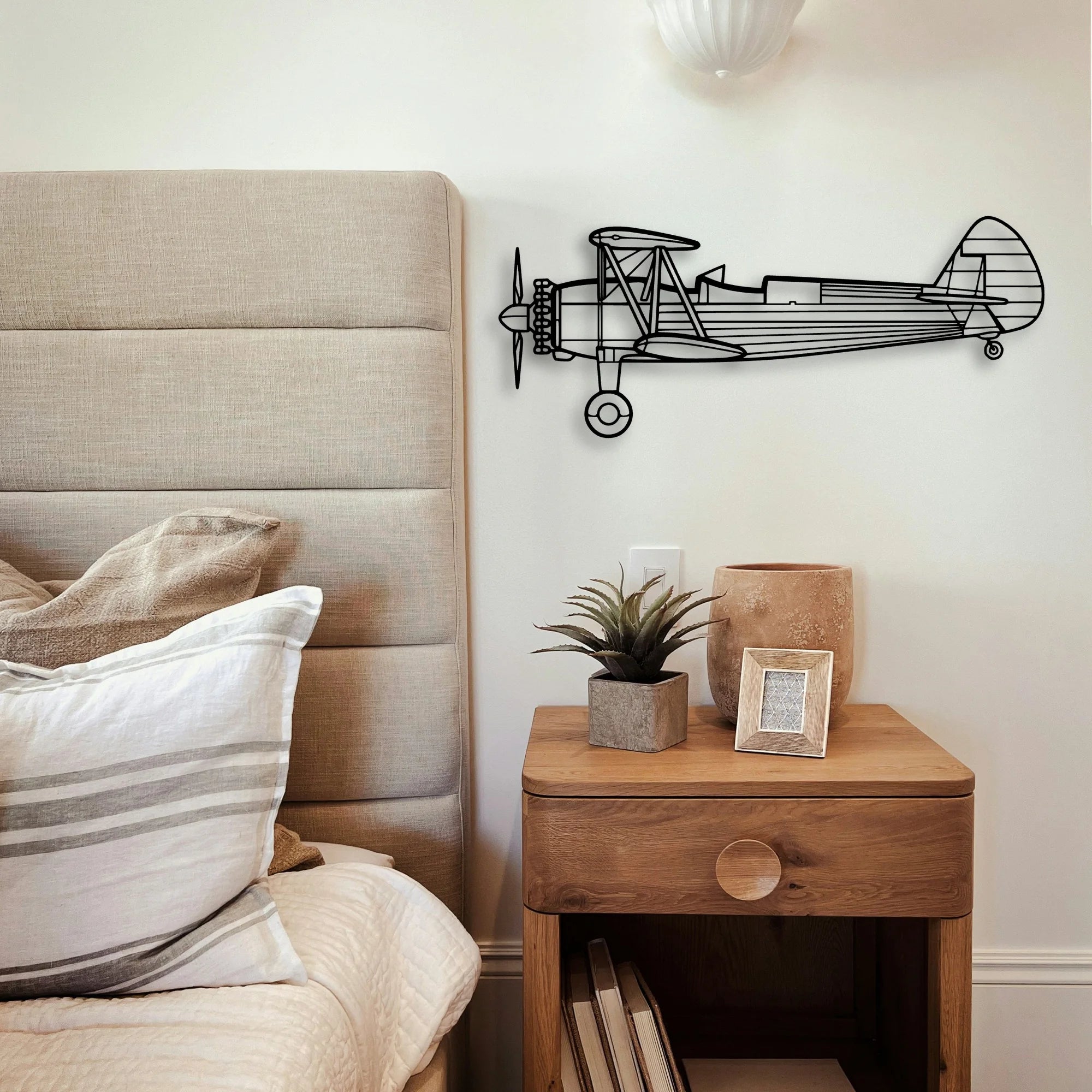 Tornado 11 Classic Aircraft Silhouette Metal Wall Art - Tinvibe