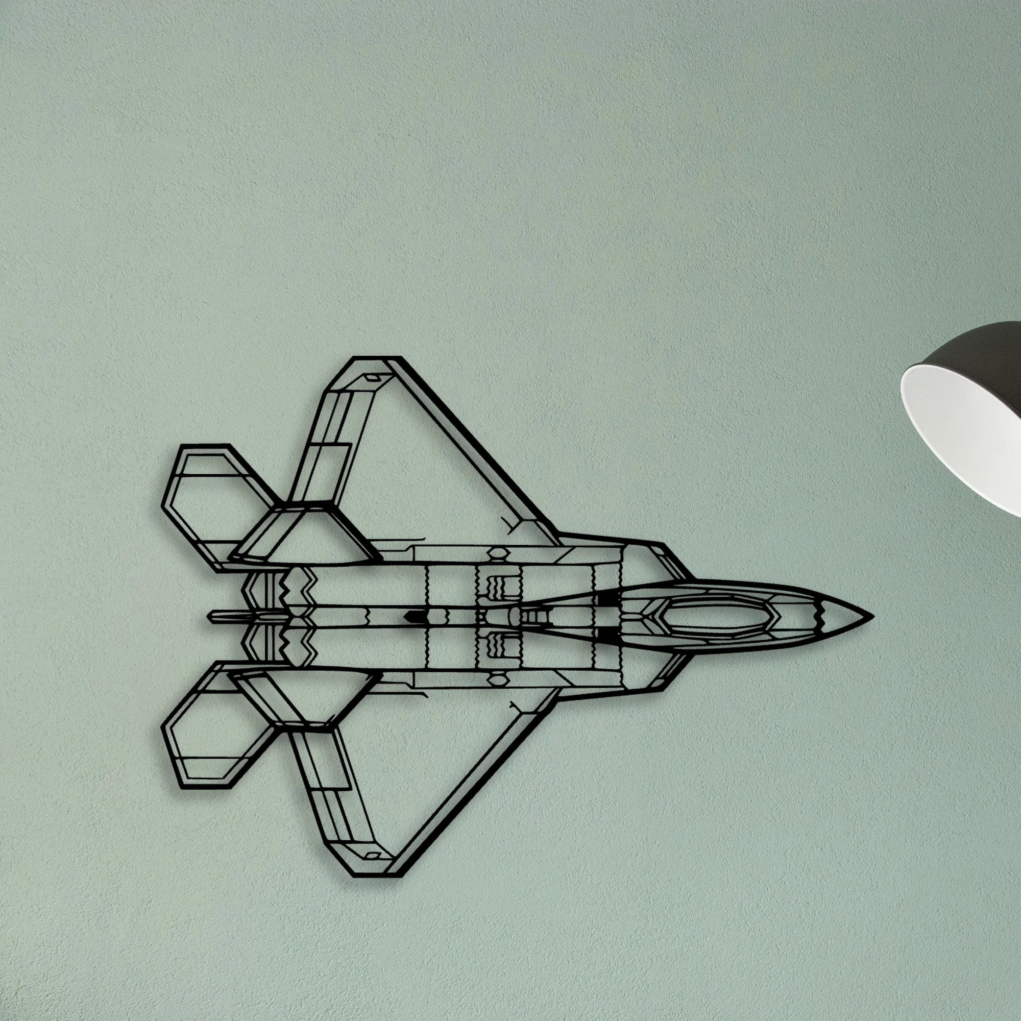 Tornado 2 Classic Aircraft Silhouette Metal Wall Art - Tinvibe