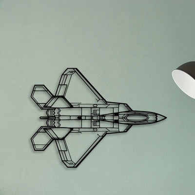 Tornado 2 Classic Aircraft Silhouette Metal Wall Art - Tinvibe