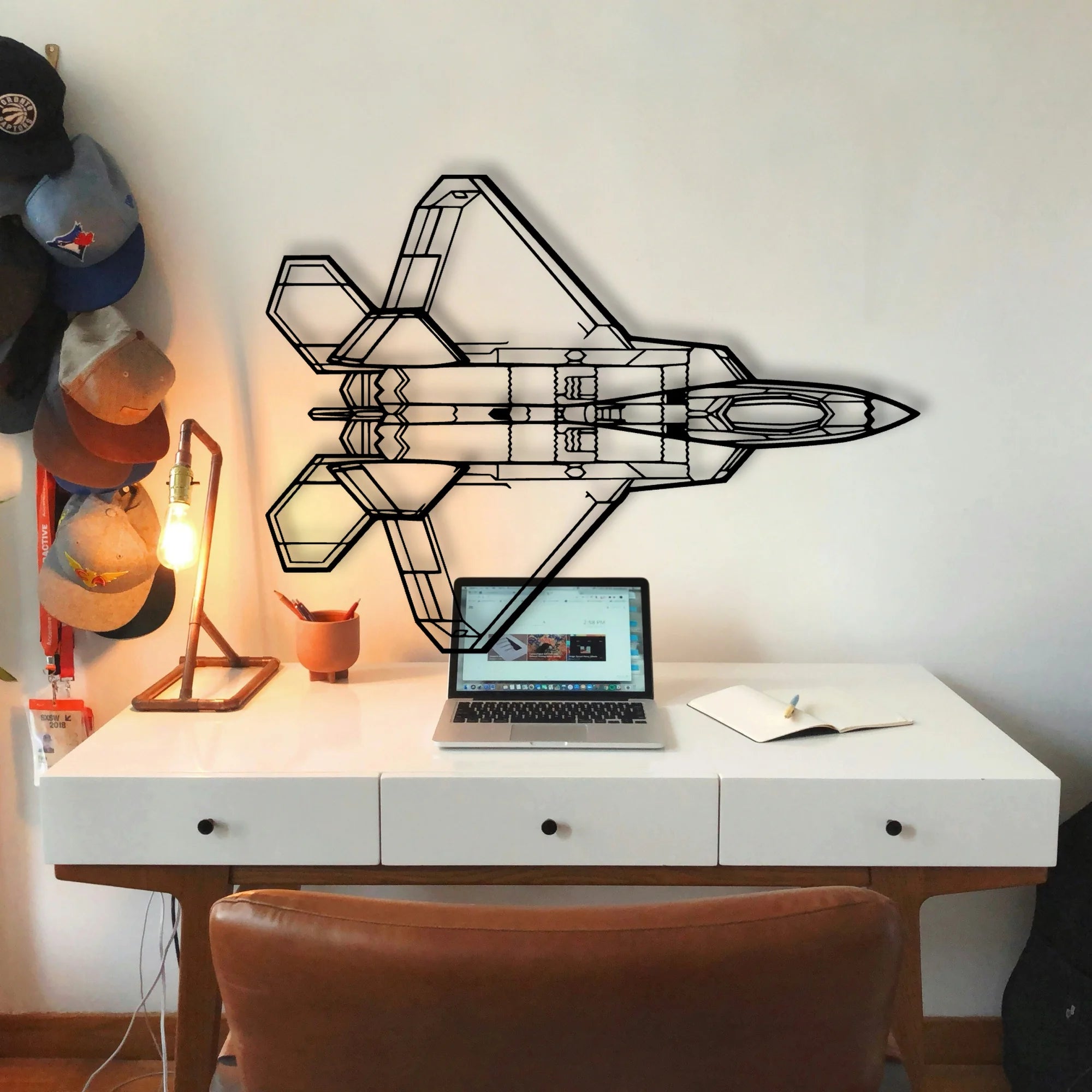 Tornado 2 Classic Aircraft Silhouette Metal Wall Art - Tinvibe