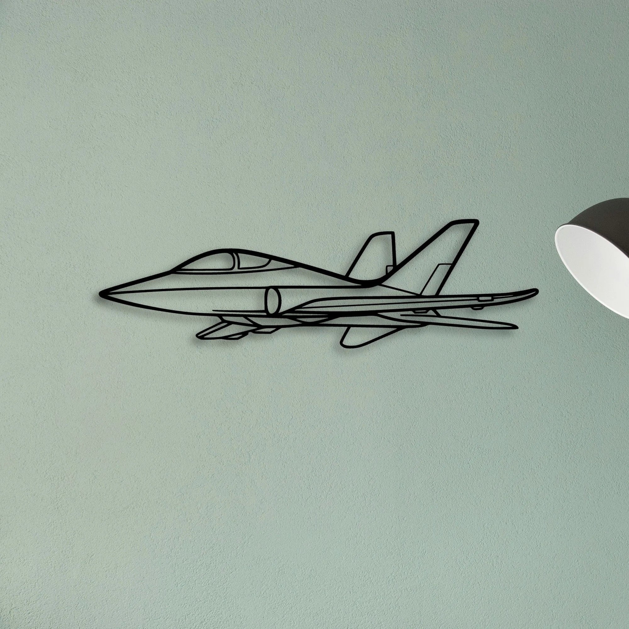 Tornado 3 Classic Aircraft Silhouette Metal Wall Art - Tinvibe