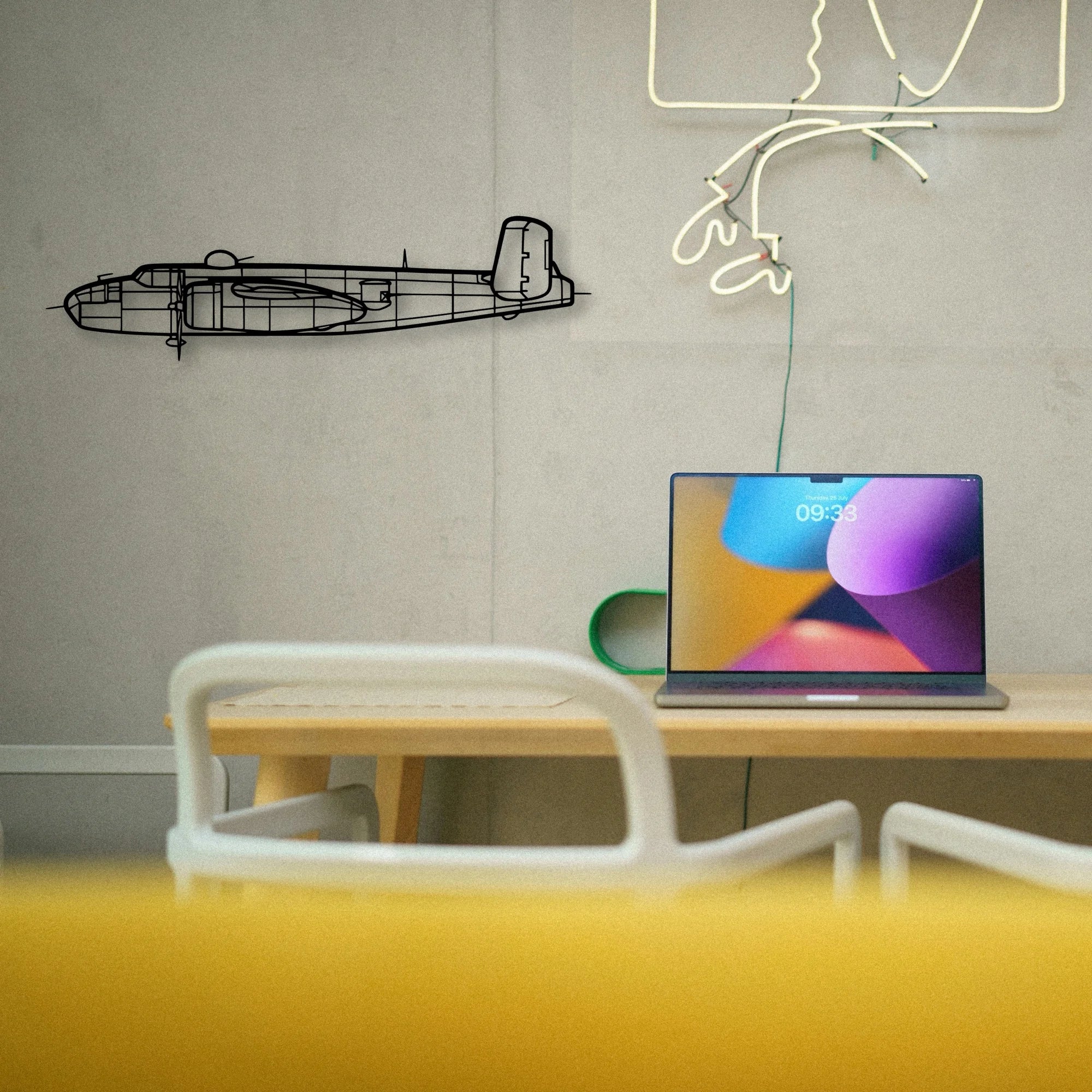 Tornado 4 Classic Aircraft Silhouette Metal Wall Art - Tinvibe
