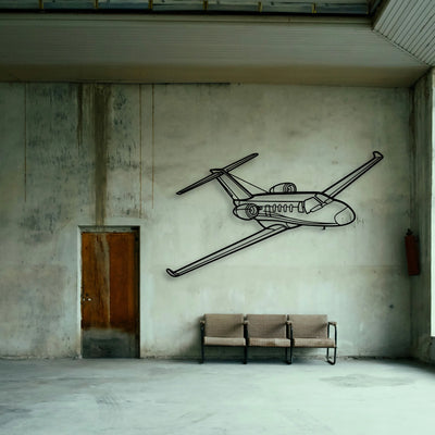 Tornado 5 Classic Aircraft Silhouette Metal Wall Art - Tinvibe