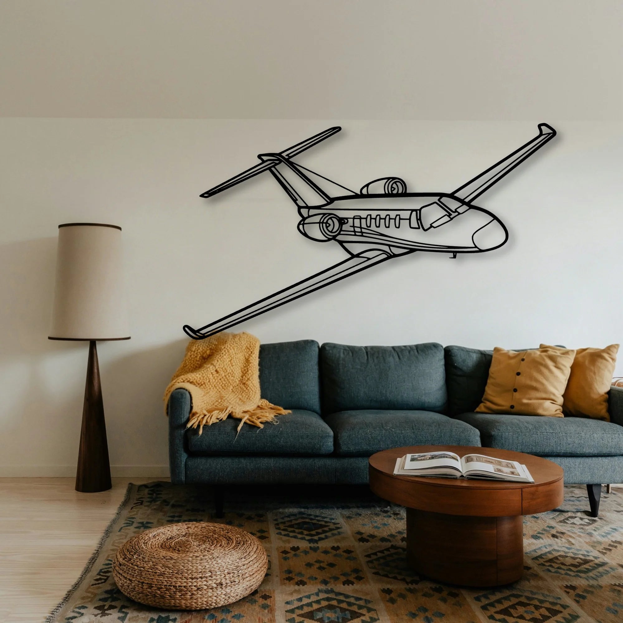 Tornado 5 Classic Aircraft Silhouette Metal Wall Art - Tinvibe