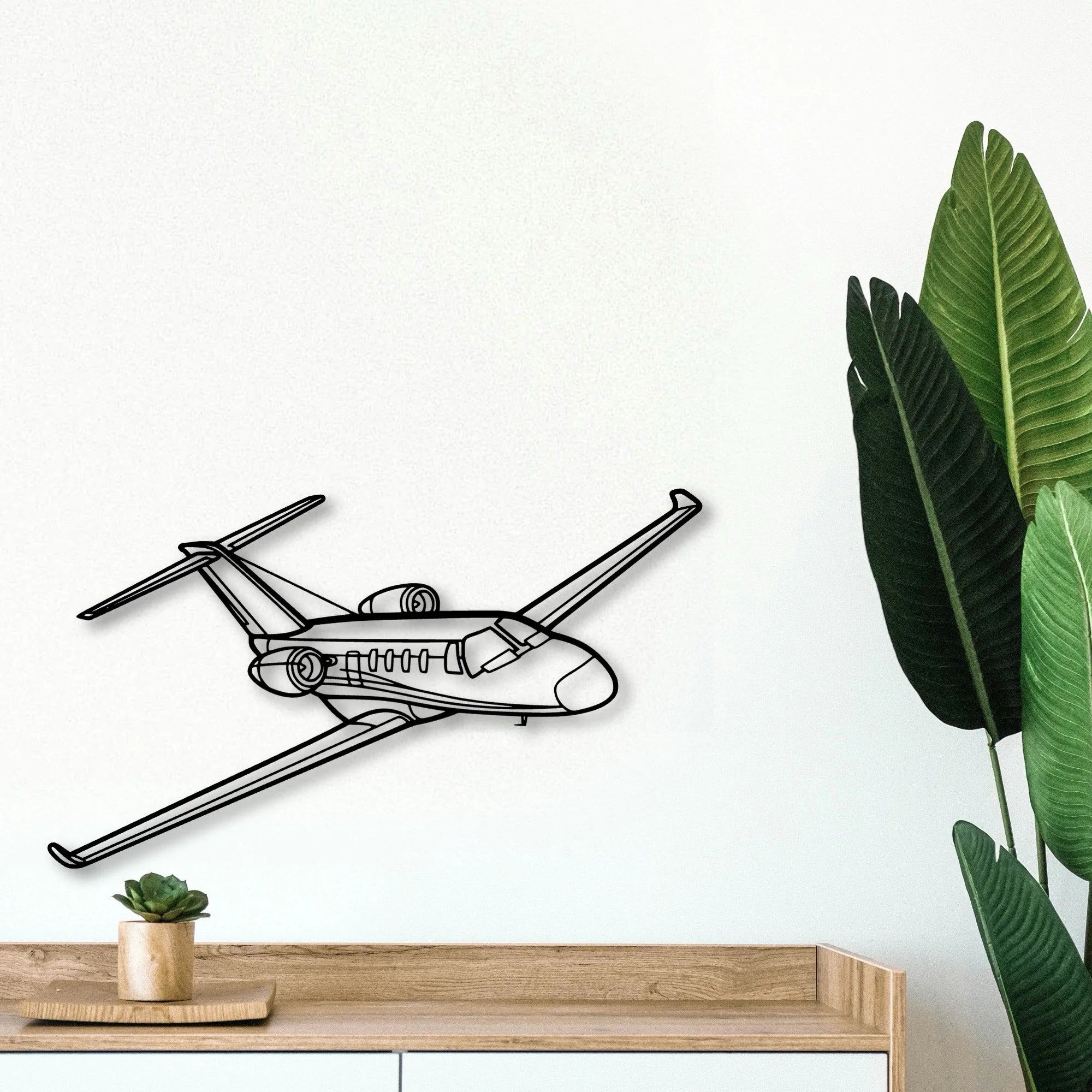 Tornado 5 Classic Aircraft Silhouette Metal Wall Art - Tinvibe