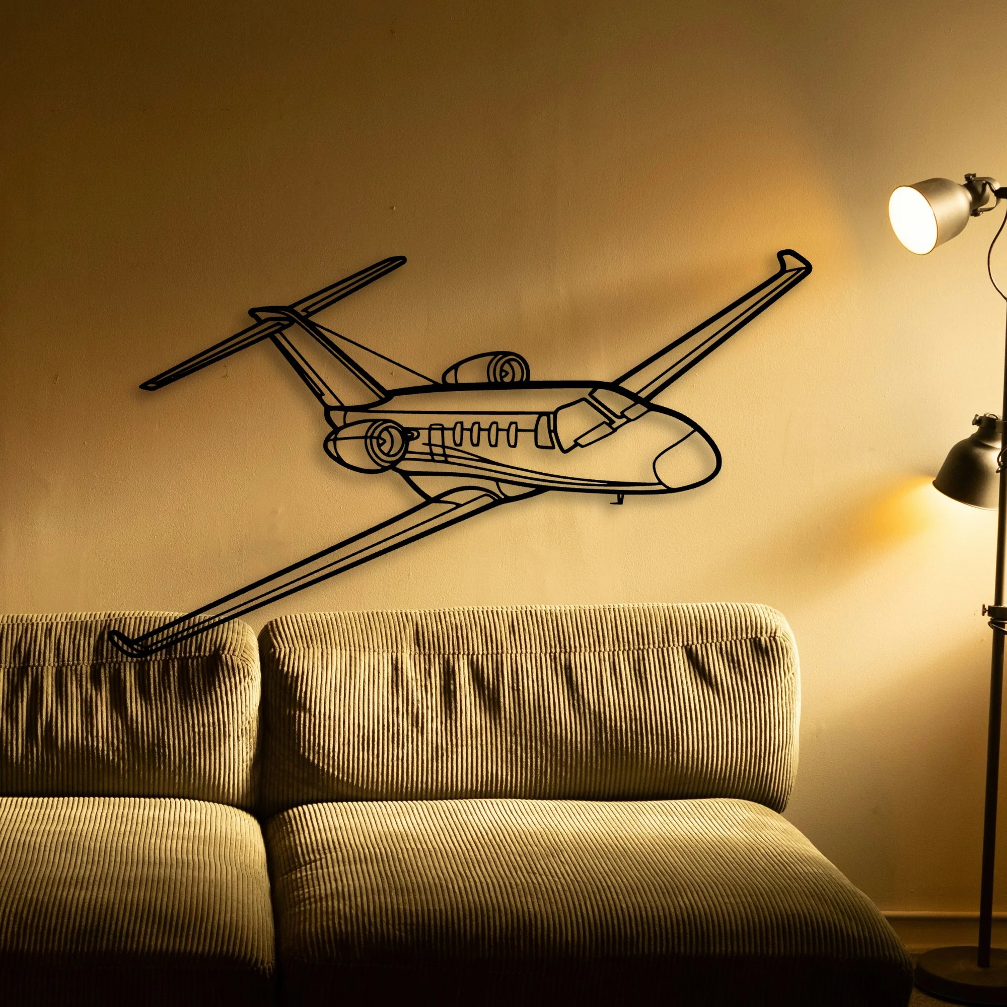 Tornado 5 Classic Aircraft Silhouette Metal Wall Art - Tinvibe
