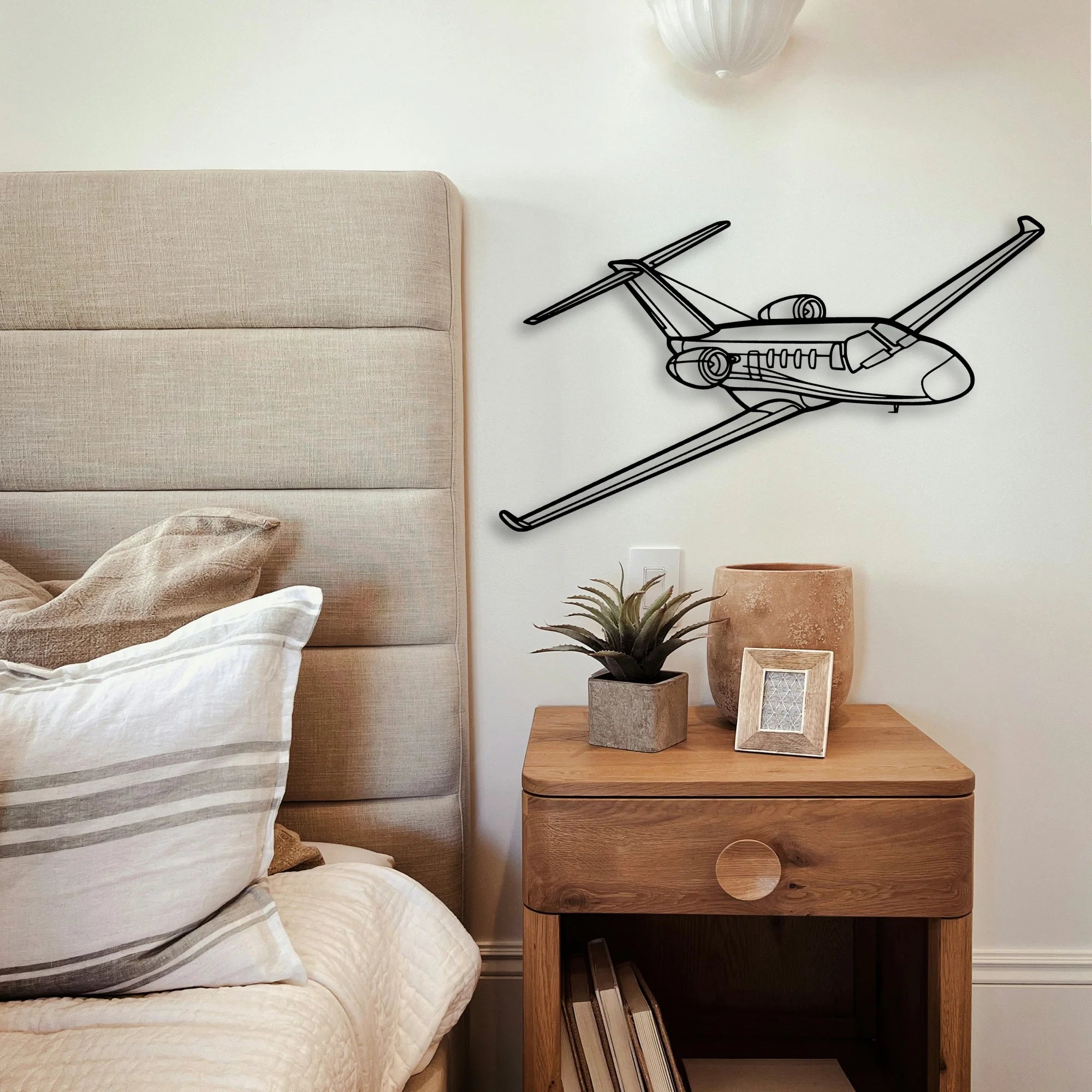 Tornado 5 Classic Aircraft Silhouette Metal Wall Art - Tinvibe
