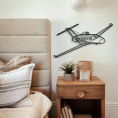 Tornado 5 Classic Aircraft Silhouette Metal Wall Art - Tinvibe