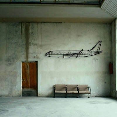 Tornado 6 Classic Aircraft Silhouette Metal Wall Art - Tinvibe