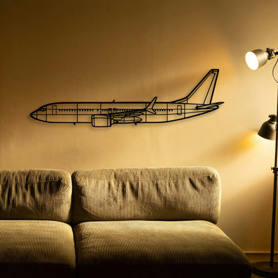 Tornado 6 Classic Aircraft Silhouette Metal Wall Art - Tinvibe