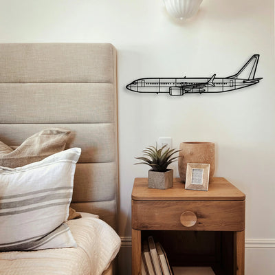 Tornado 6 Classic Aircraft Silhouette Metal Wall Art - Tinvibe