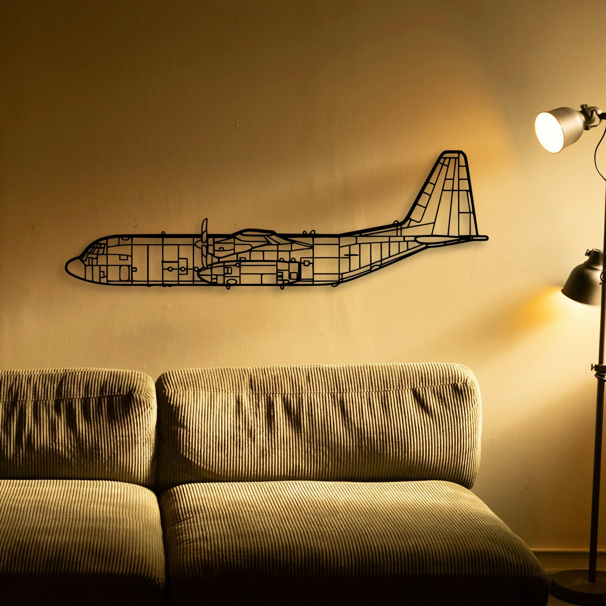 Tornado 7 Classic Aircraft Silhouette Metal Wall Art - Tinvibe