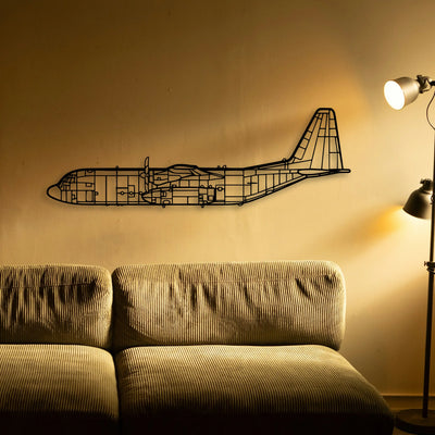 Tornado 7 Classic Aircraft Silhouette Metal Wall Art - Tinvibe