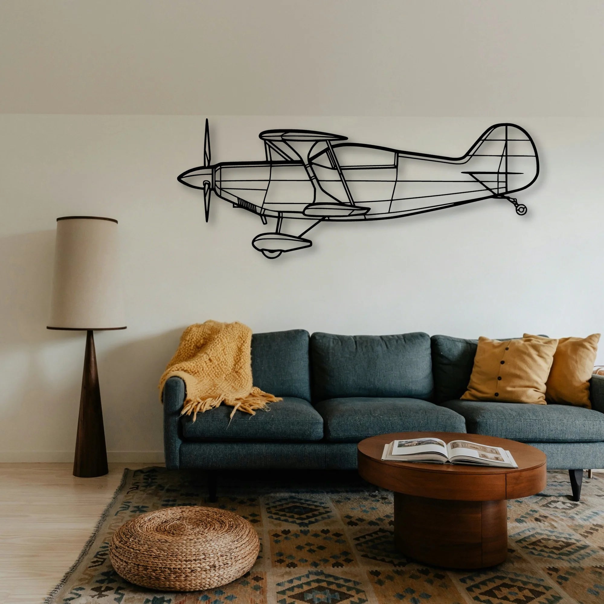 Tornado 8 Classic Aircraft Silhouette Metal Wall Art - Tinvibe