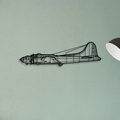Tornado 9 Classic Aircraft Silhouette Metal Wall Art - Tinvibe