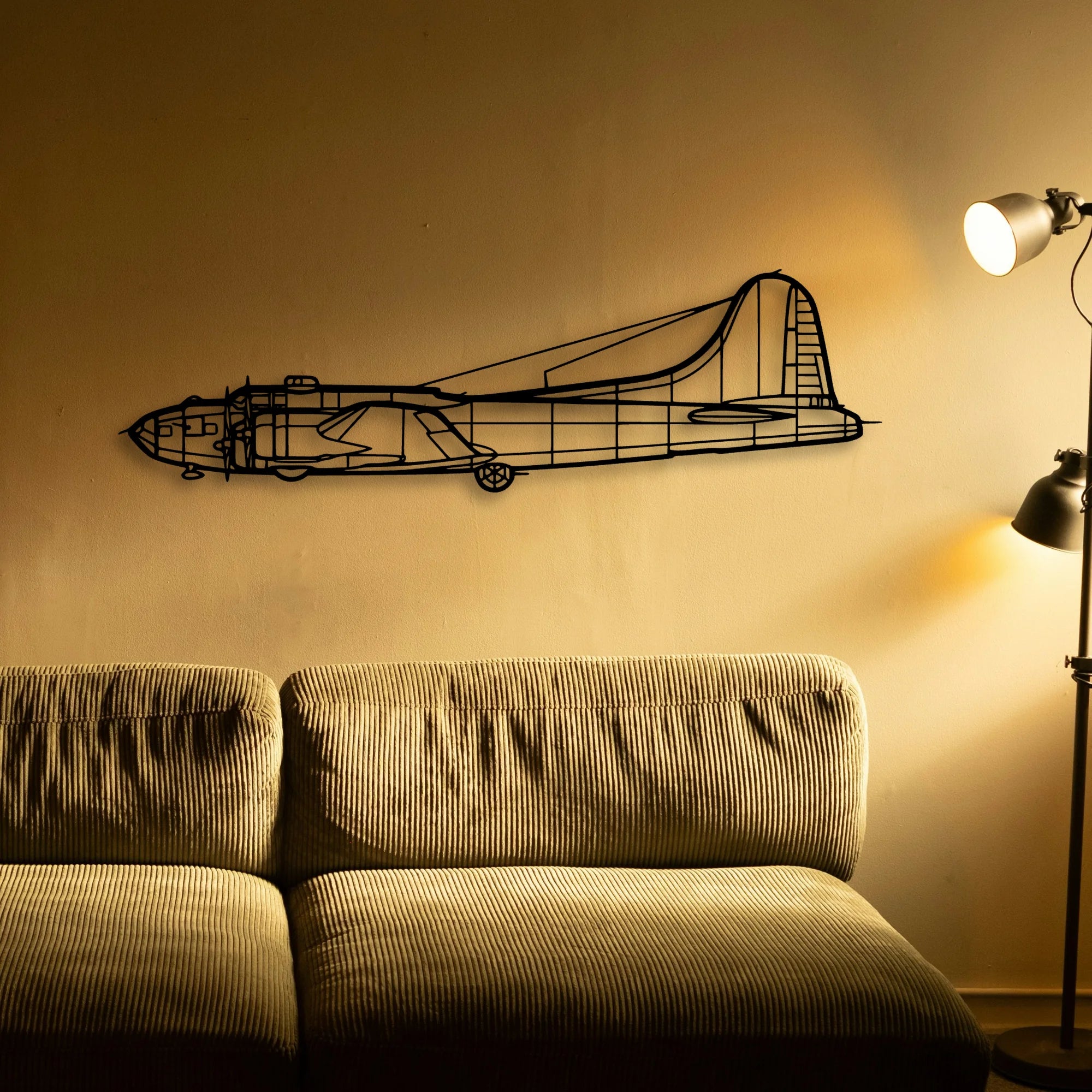 Tornado 9 Classic Aircraft Silhouette Metal Wall Art - Tinvibe
