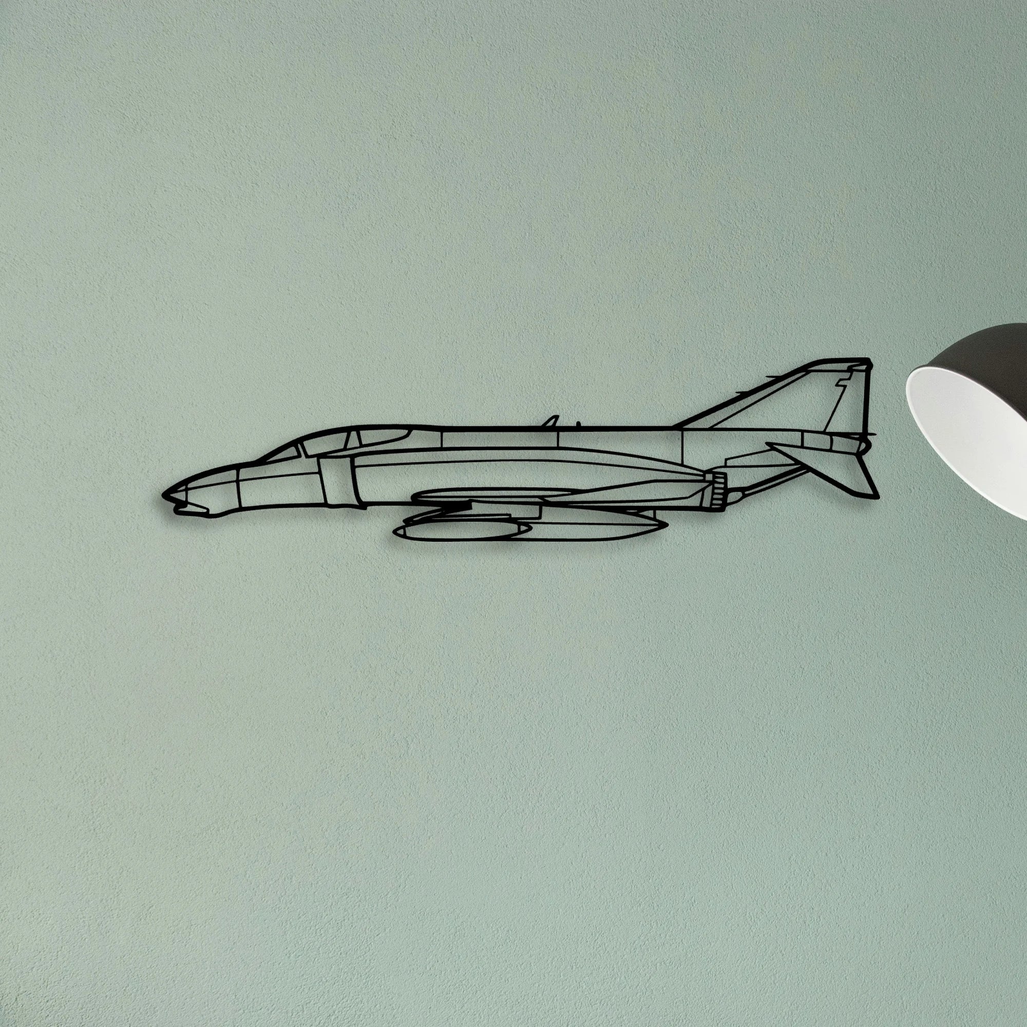 Tornado Classic Aircraft Silhouette Metal Wall Art - Tinvibe