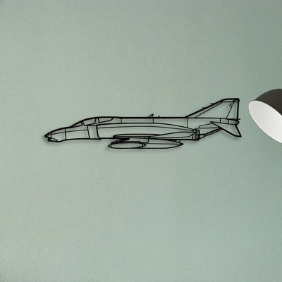Tornado Classic Aircraft Silhouette Metal Wall Art - Tinvibe