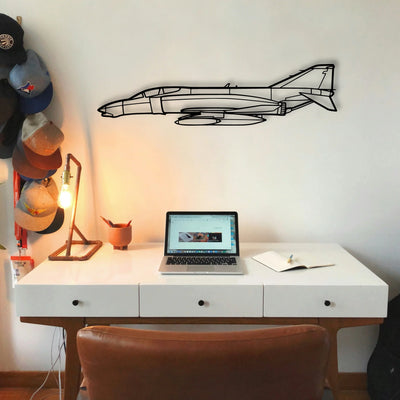 Tornado Classic Aircraft Silhouette Metal Wall Art - Tinvibe