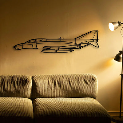 Tornado Classic Aircraft Silhouette Metal Wall Art - Tinvibe