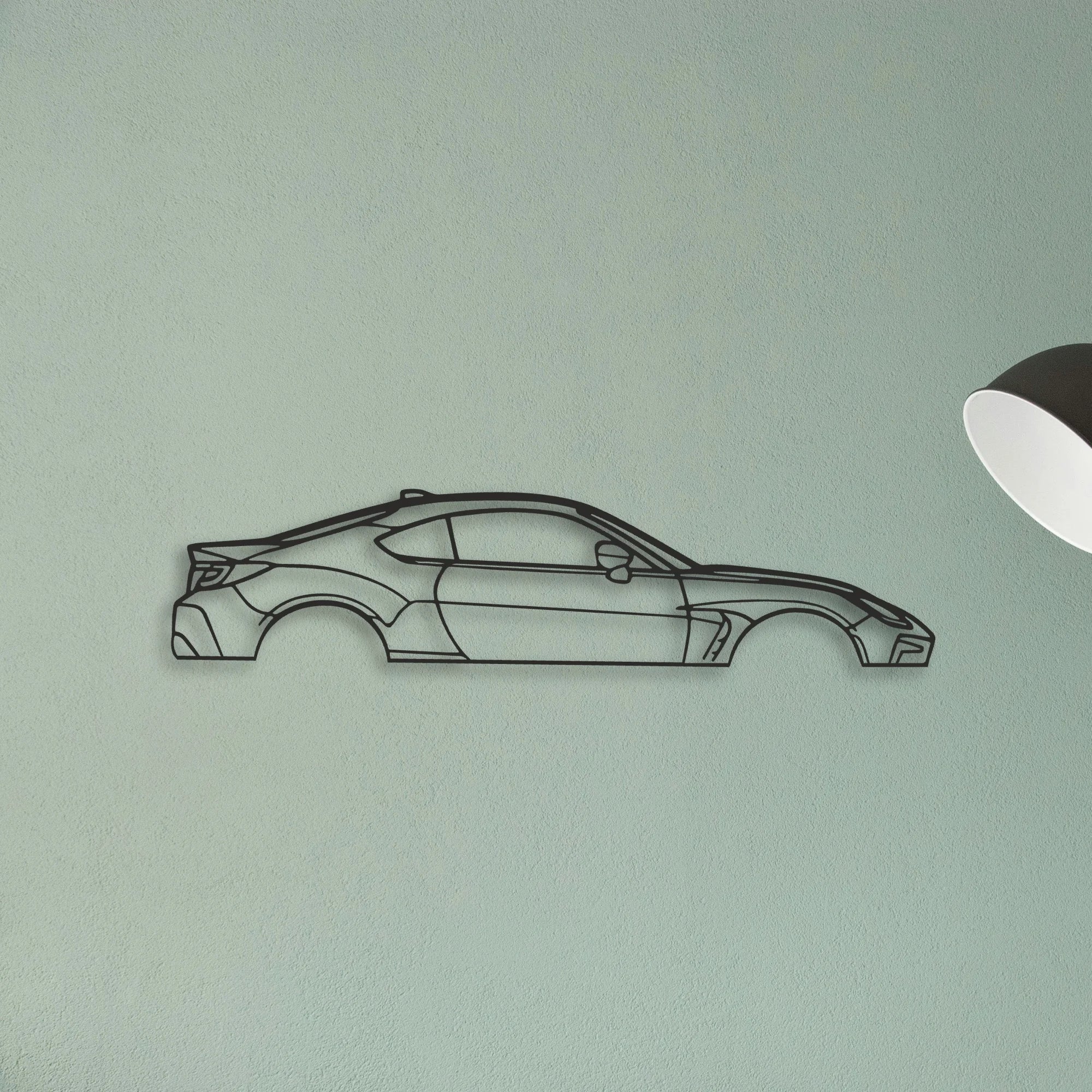 Toyota GR86 Classic Silhouette Metal Wall Art - Tinvibe