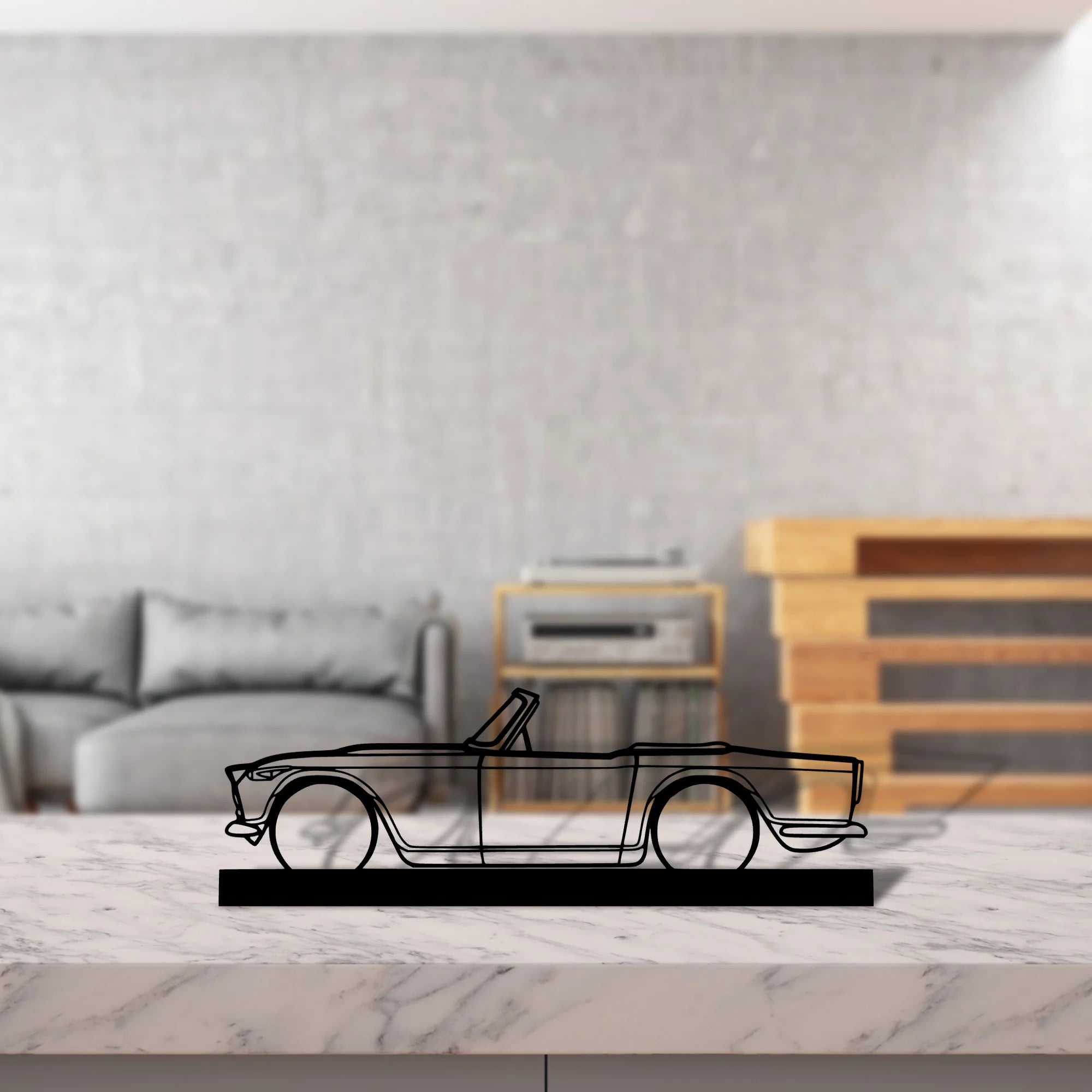 tr4a-irs Silhouette Metal Art Stand - Tinvibe