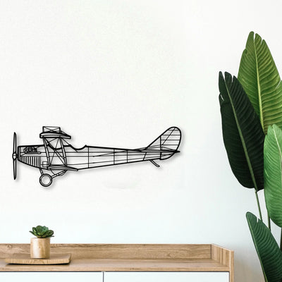 Typhoon Classic Aircraft Silhouette Metal Wall Art - Tinvibe