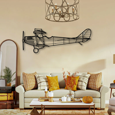 Typhoon Classic Aircraft Silhouette Metal Wall Art - Tinvibe