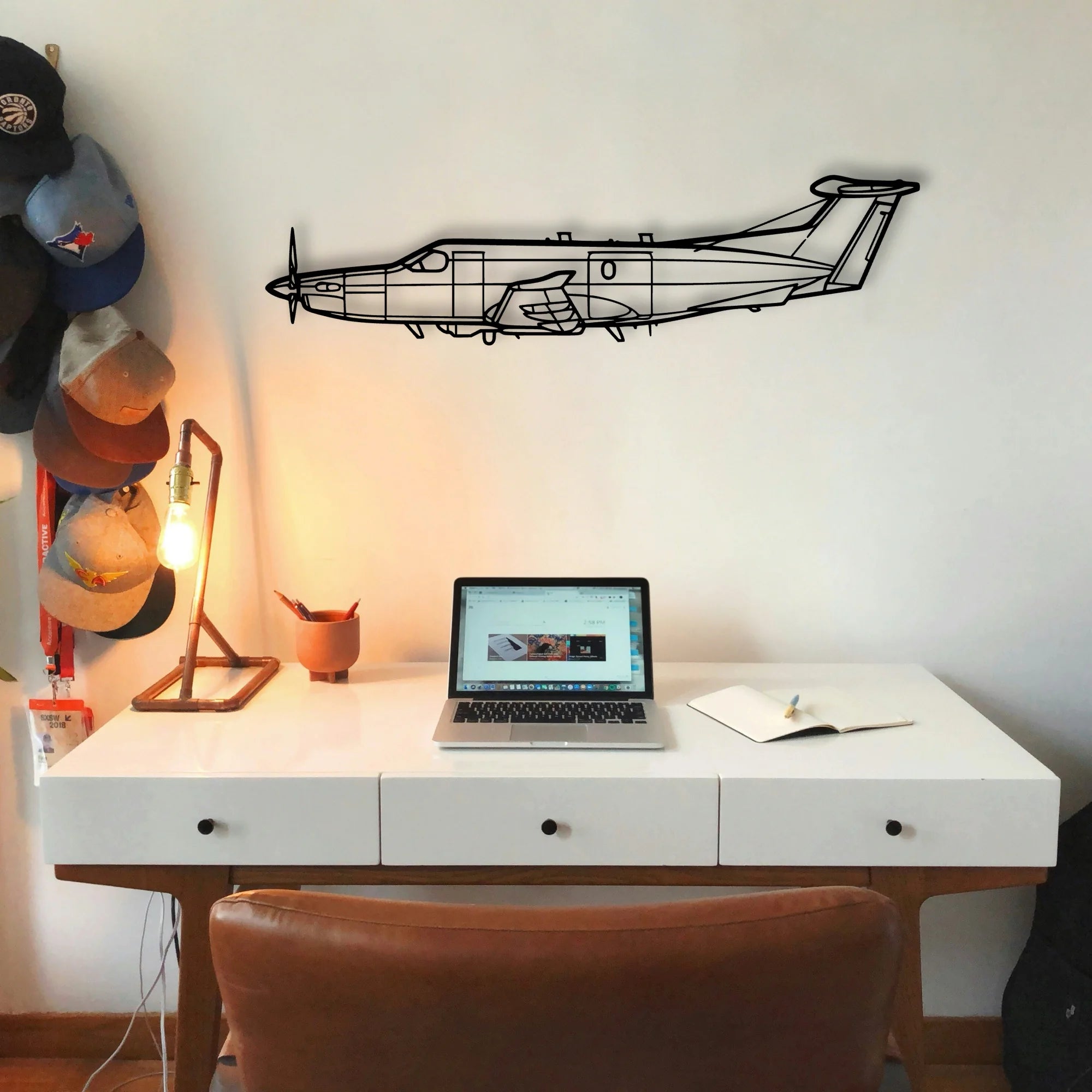 U 28A Draco Classic Aircraft Silhouette Metal Wall Art - Tinvibe