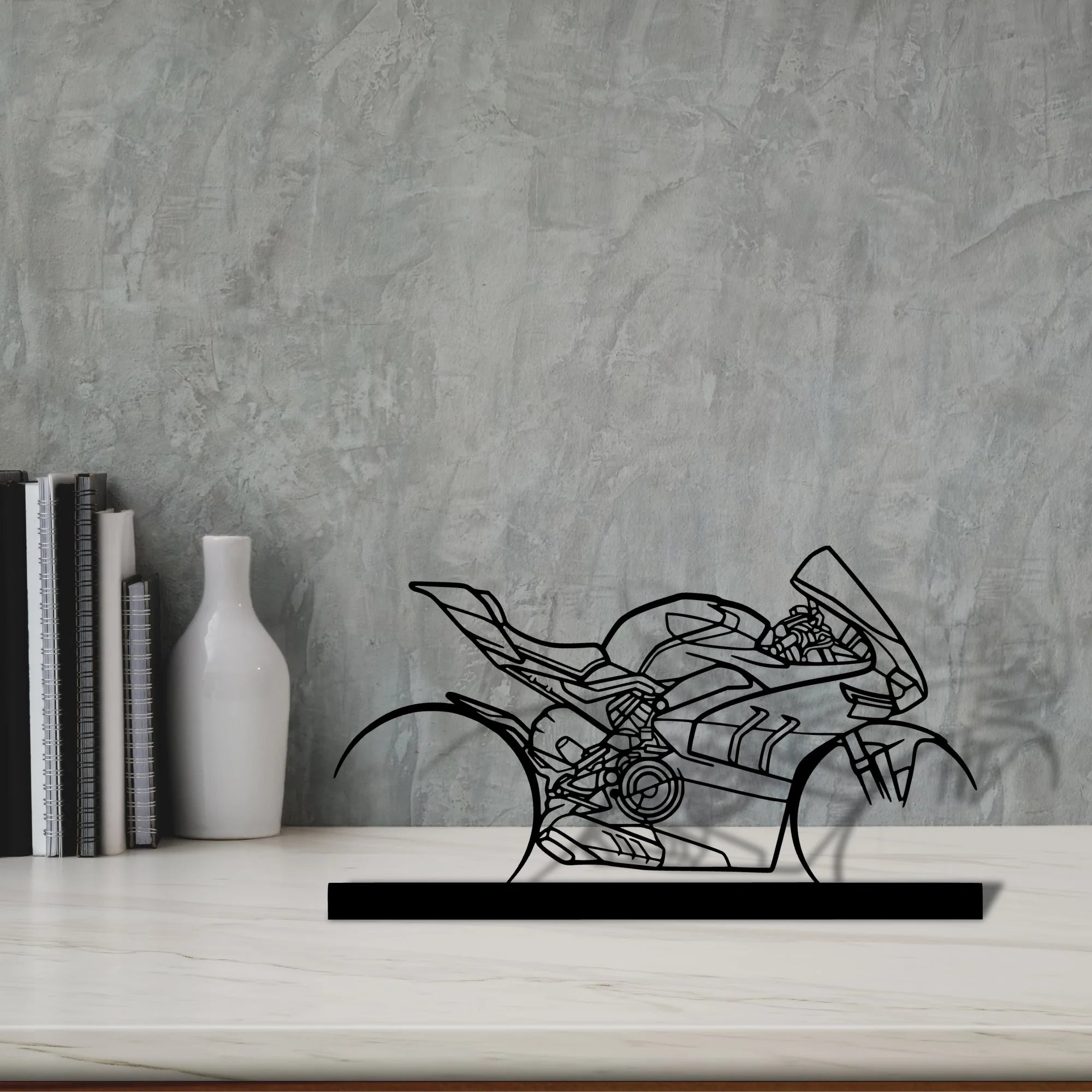 v4sp-2022 Silhouette Metal Art Stand - Tinvibe